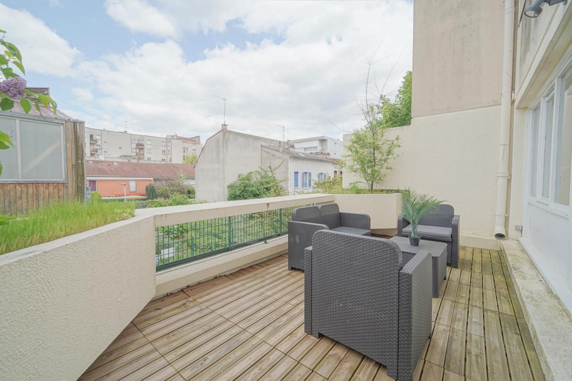 Complete 1Br With Balcony Only 5 Min. On Foot To Metro By Doorman Apartamento Saint-Ouen  Exterior foto